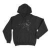GA Hollow Star Logo Unisex Hoodie Black