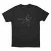 GA Hollow Star Logo Unisex T Shirt Black