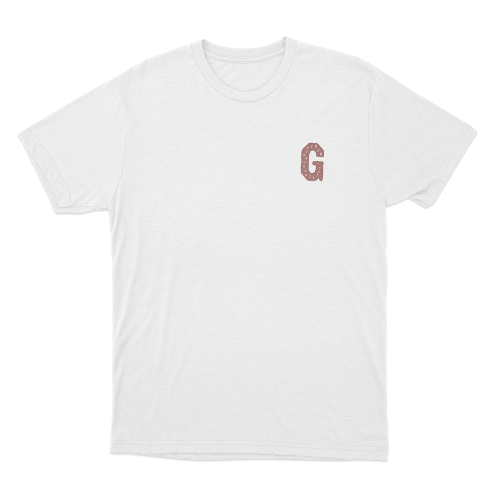 Gracie Abrams G Log Unisex T Shirt White Gracie Abrams G Log Unisex T Shirt White