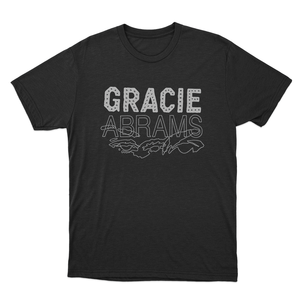 Gracie Abrams Letter Repeat Unisex T Shirt Black Gracie Abrams Letter Repeat Unisex T Shirt Black