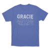 Gracie Abrams Letter Repeat Unisex T Shirt Blue