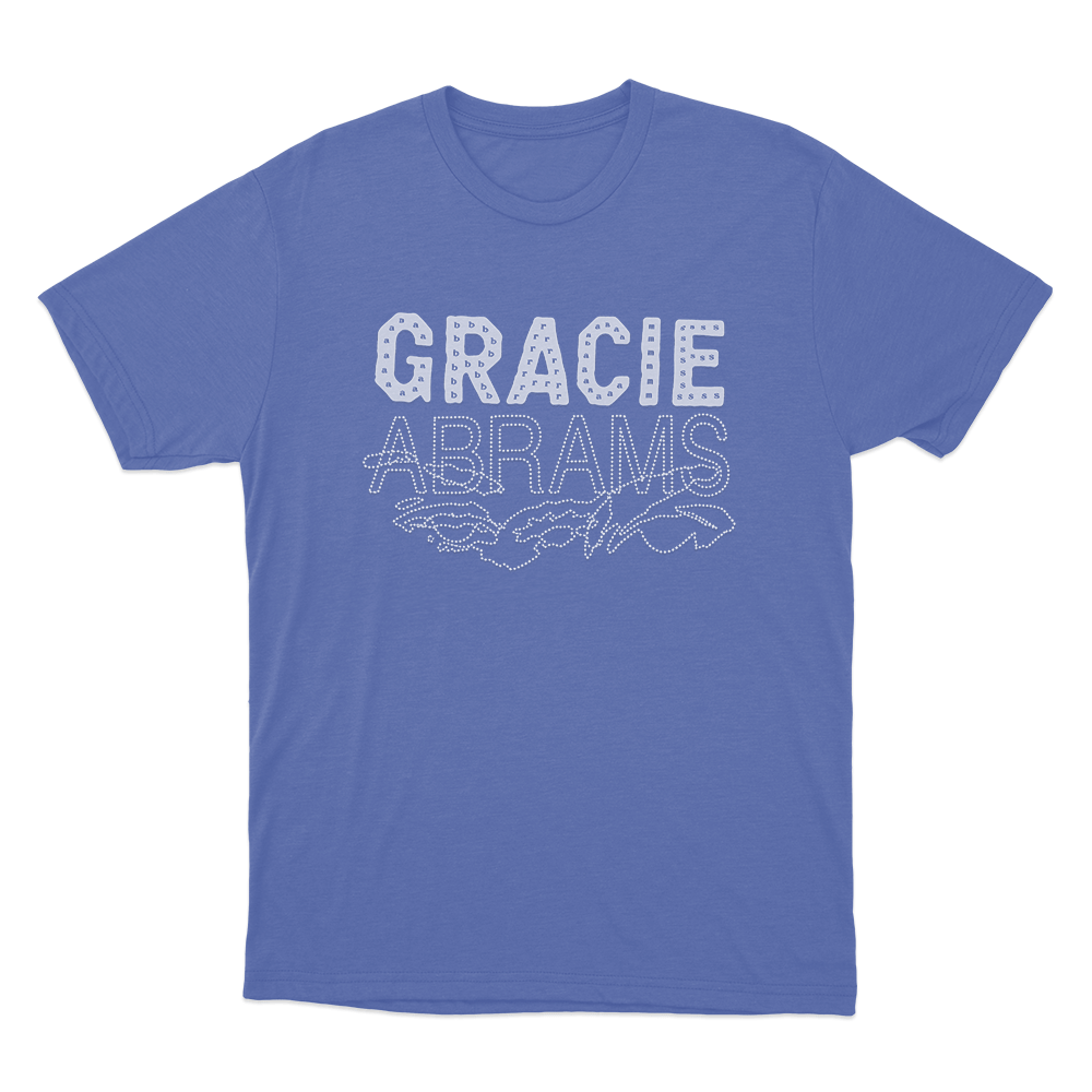 Gracie Abrams Letter Repeat Unisex T Shirt Blue Gracie Abrams Letter Repeat Unisex T Shirt Blue