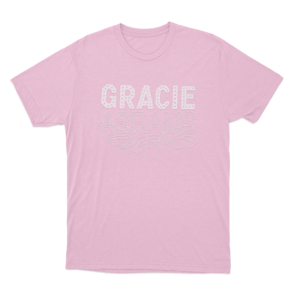Gracie Abrams Letter Repeat Unisex T Shirt Pink Gracie Abrams Letter Repeat Unisex T Shirt Pink