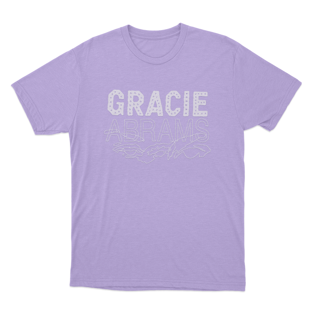 Gracie Abrams Letter Repeat Unisex T Shirt Purple Gracie Abrams Letter Repeat Unisex T Shirt Purple