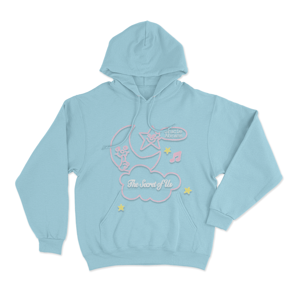 The Secret Of Us Unisex Hoodie Sky Blue The Secret Of Us Unisex Hoodie Sky Blue